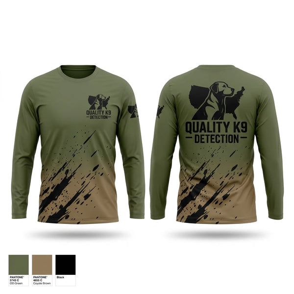 Long Sleeve Performance Shirt, Quality K9 Concepts, , Teamtime, Team time, sublimation, custom sports apparel, team uniforms, spirit wear, spiritwear, sports uniforms, custom shirts, team store, custom team store, fundraiser sports, apparel fundraiser