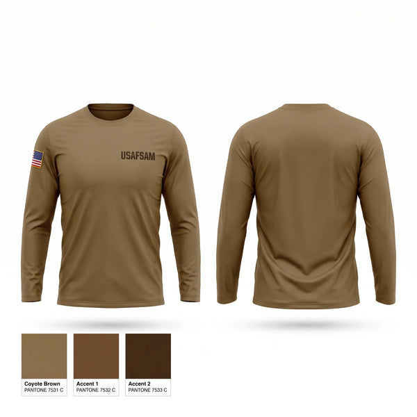 Long Sleeve Performance Shirt, USAFSAM, Air Force, Teamtime, Team time, sublimation, custom sports apparel, team uniforms, spirit wear, spiritwear, sports uniforms, custom shirts, team store, custom team store, fundraiser sports, apparel fundraiser