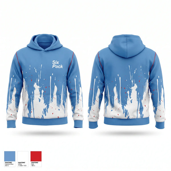 Hoodie, Six Pack, Men's Lacrosse, Teamtime, Team time, sublimation, custom sports apparel, team uniforms, spirit wear, spiritwear, sports uniforms, custom shirts, team store, custom team store, fundraiser sports, apparel fundraiser