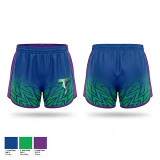 Womens Shorts, Mountain View Thunder, Cross Country, Teamtime, Team time, sublimation, custom sports apparel, team uniforms, spirit wear, spiritwear, sports uniforms, custom shirts, team store, custom team store, fundraiser sports, apparel fundraiser
