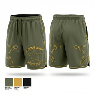 Athletic Shorts With Pockets, Jessamine County Sheriff’s Office, Police, Teamtime, Team time, sublimation, custom sports apparel, team uniforms, spirit wear, spiritwear, sports uniforms, custom shirts, team store, custom team store, fundraiser sports, apparel fundraiser