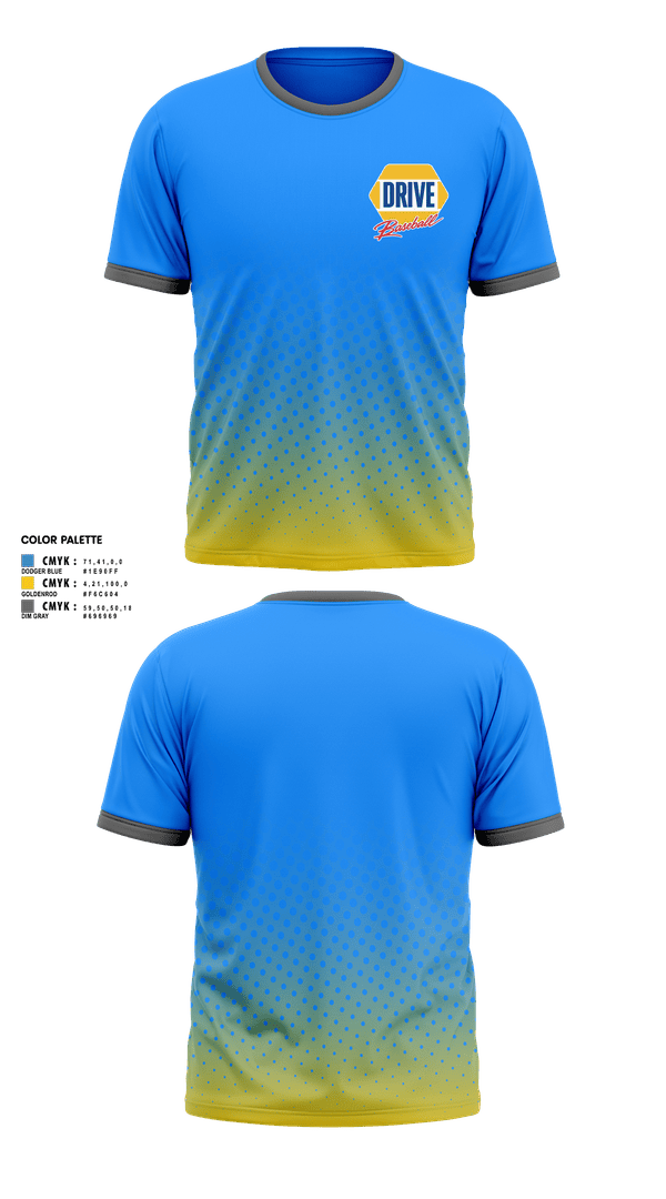 Short Sleeve Performance Shirt, Dawson DRIVE, Baseball, Teamtime, Team time, sublimation, custom sports apparel, team uniforms, spirit wear, spiritwear, sports uniforms, custom shirts, team store, custom team store, fundraiser sports, apparel fundraiser