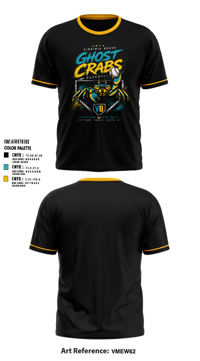Ghost Crabs Short Sleeve Performance Shirt - 8