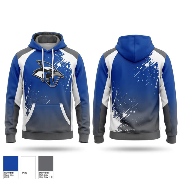 Hoodie, Conemaugh Valley Bluejays Football, Spirit Store, Teamtime, Team time, sublimation, custom sports apparel, team uniforms, spirit wear, spiritwear, sports uniforms, custom shirts, team store, custom team store, fundraiser sports, apparel fundraiser