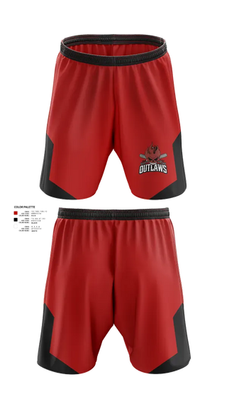 Athletic Shorts With Pockets, DownEast Outlaws, Baseball, Teamtime, Team time, sublimation, custom sports apparel, team uniforms, spirit wear, spiritwear, sports uniforms, custom shirts, team store, custom team store, fundraiser sports, apparel fundraiser