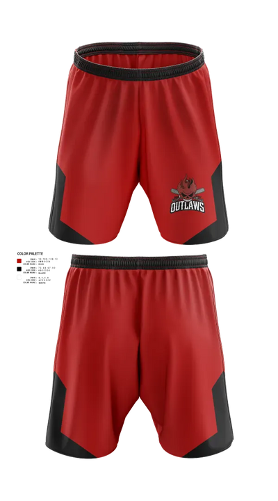 DownEast Outlaws 43136486 Athletic Shorts With Pockets - 21