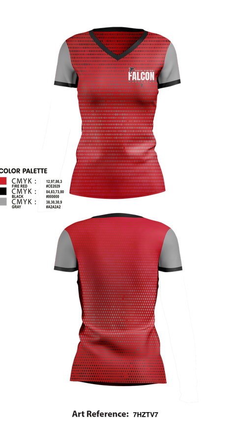 Womens Short Sleeve Vneck Shirt, Soutch Central High School Falcons, Wrestling, Teamtime, Team time, sublimation, custom sports apparel, team uniforms, spirit wear, spiritwear, sports uniforms, custom shirts, team store, custom team store, fundraiser sports, apparel fundraiser