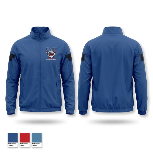 Windbreaker, Clymer Volunteer Fire Company #1, Fire Department, Teamtime, Team time, sublimation, custom sports apparel, team uniforms, spirit wear, spiritwear, sports uniforms, custom shirts, team store, custom team store, fundraiser sports, apparel fundraiser