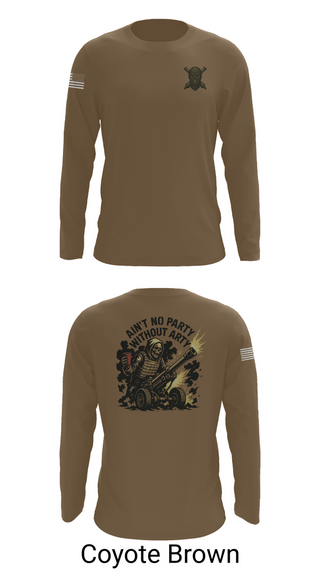 Long Sleeve Performance Shirt, 2/11 Hotel battery, Marines, Teamtime, Team time, sublimation, custom sports apparel, team uniforms, spirit wear, spiritwear, sports uniforms, custom shirts, team store, custom team store, fundraiser sports, apparel fundraiser