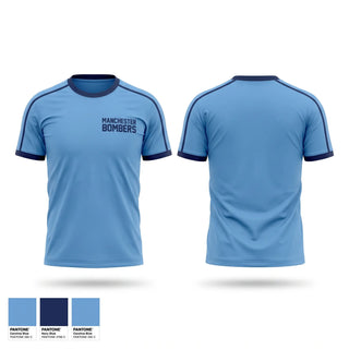 Short Sleeve Performance Shirt, Manchester Bombers, Baseball, Teamtime, Team time, sublimation, custom sports apparel, team uniforms, spirit wear, spiritwear, sports uniforms, custom shirts, team store, custom team store, fundraiser sports, apparel fundraiser