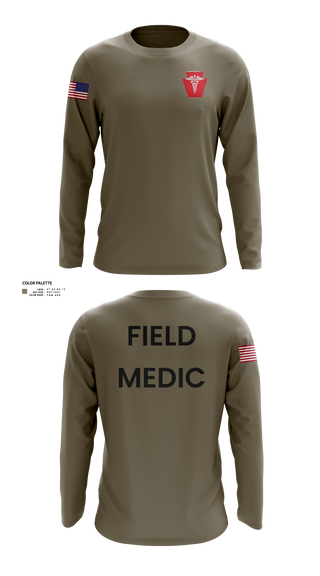 Long Sleeve Performance Shirt, Snake creek medic corp, Air Force, Teamtime, Team time, sublimation, custom sports apparel, team uniforms, spirit wear, spiritwear, sports uniforms, custom shirts, team store, custom team store, fundraiser sports, apparel fundraiser