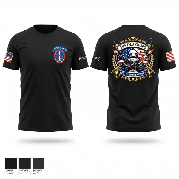 Old School Cotton Feel Shirt, 529th 4-3 Battalion The Old Guard, Army, Teamtime, Team time, sublimation, custom sports apparel, team uniforms, spirit wear, spiritwear, sports uniforms, custom shirts, team store, custom team store, fundraiser sports, apparel fundraiser