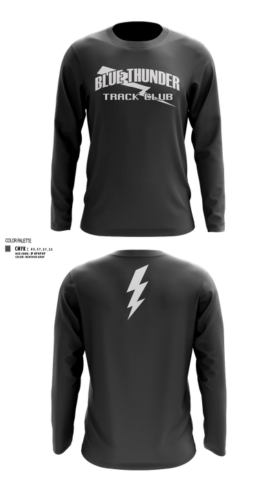 Blue Thunder 38805148 Long Sleeve Performance Shirt - 9