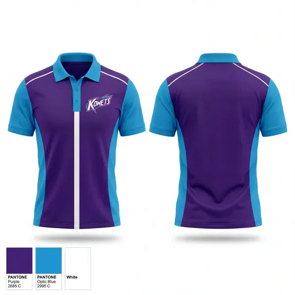 Short Sleeve Performance Polo, Komets, Softball, Teamtime, Team time, sublimation, custom sports apparel, team uniforms, spirit wear, spiritwear, sports uniforms, custom shirts, team store, custom team store, fundraiser sports, apparel fundraiser