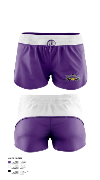 Womens Shorts, Southern Tier Thunder, Softball, Teamtime, Team time, sublimation, custom sports apparel, team uniforms, spirit wear, spiritwear, sports uniforms, custom shirts, team store, custom team store, fundraiser sports, apparel fundraiser