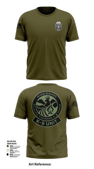 Short Sleeve Performance Shirt, MDWFP K9, , Teamtime, Team time, sublimation, custom sports apparel, team uniforms, spirit wear, spiritwear, sports uniforms, custom shirts, team store, custom team store, fundraiser sports, apparel fundraiser