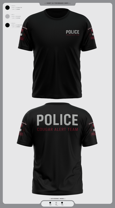 Cougar Alert Team 1 54121922 Short Sleeve Performance Shirt - 1