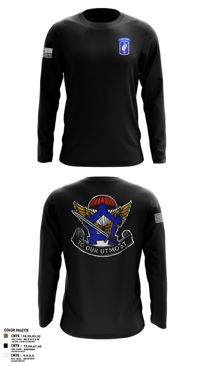 HHC, Brigade Support Battalion 173D IBCT(A) 58990050 Long Sleeve Performance Shirt 3
