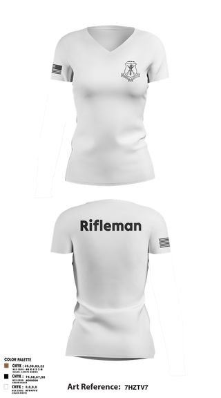 Womens Short Sleeve Vneck Shirt, Pershing Rifles, Army, Teamtime, Team time, sublimation, custom sports apparel, team uniforms, spirit wear, spiritwear, sports uniforms, custom shirts, team store, custom team store, fundraiser sports, apparel fundraiser
