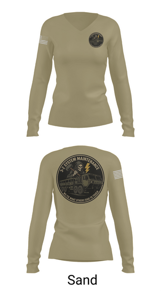 Womens Long Sleeve Vneck Shirt, 3-2 ADA, , Teamtime, Team time, sublimation, custom sports apparel, team uniforms, spirit wear, spiritwear, sports uniforms, custom shirts, team store, custom team store, fundraiser sports, apparel fundraiser