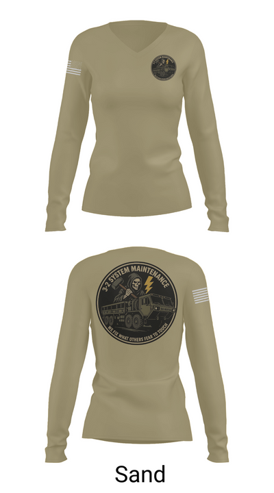 3-2 ADA 51823932 Women's Long Sleeve V-neck Shirt - 97