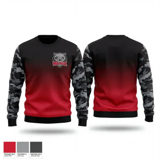Crew Neck Sweatshirt, WOLFPACK, Baseball, Teamtime, Team time, sublimation, custom sports apparel, team uniforms, spirit wear, spiritwear, sports uniforms, custom shirts, team store, custom team store, fundraiser sports, apparel fundraiser