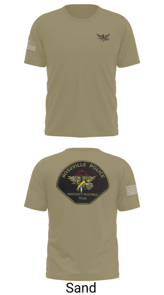 Old School Cotton Feel Shirt, Roseville E.R.T., , Teamtime, Team time, sublimation, custom sports apparel, team uniforms, spirit wear, spiritwear, sports uniforms, custom shirts, team store, custom team store, fundraiser sports, apparel fundraiser