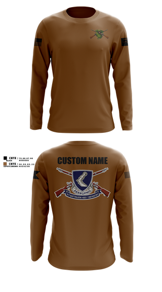 Long Sleeve Performance Shirt, 3/485th IN BN VIPERS, Army, Teamtime, Team time, sublimation, custom sports apparel, team uniforms, spirit wear, spiritwear, sports uniforms, custom shirts, team store, custom team store, fundraiser sports, apparel fundraiser