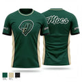 Jacksonville Athletic Academy College Moccasins 43447806 Old School Cotton Feel Shirt - 1