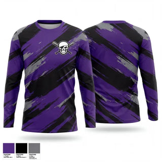 Long Sleeve Performance Shirt, Gburg Pirates, Baseball, Teamtime, Team time, sublimation, custom sports apparel, team uniforms, spirit wear, spiritwear, sports uniforms, custom shirts, team store, custom team store, fundraiser sports, apparel fundraiser