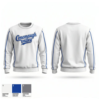 Crew Neck Sweatshirt, Conemaugh valley, , Teamtime, Team time, sublimation, custom sports apparel, team uniforms, spirit wear, spiritwear, sports uniforms, custom shirts, team store, custom team store, fundraiser sports, apparel fundraiser
