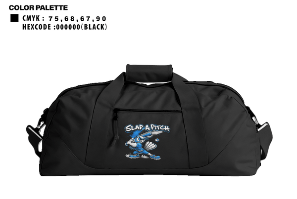 Duffle Bag, Slap a pitch, Softball, Teamtime, Team time, sublimation, custom sports apparel, team uniforms, spirit wear, spiritwear, sports uniforms, custom shirts, team store, custom team store, fundraiser sports, apparel fundraiser