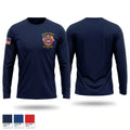 Burlington Township Fire Department 74274802 Long Sleeve Performance Shirt - 1