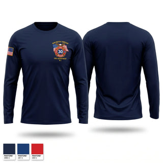 Long Sleeve Performance Shirt, Burlington Township Fire Department, Fire Department, Teamtime, Team time, sublimation, custom sports apparel, team uniforms, spirit wear, spiritwear, sports uniforms, custom shirts, team store, custom team store, fundraiser sports, apparel fundraiser
