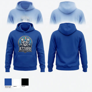 Hoodie, AZZURRI UNITED, Men's Soccer, Teamtime, Team time, sublimation, custom sports apparel, team uniforms, spirit wear, spiritwear, sports uniforms, custom shirts, team store, custom team store, fundraiser sports, apparel fundraiser