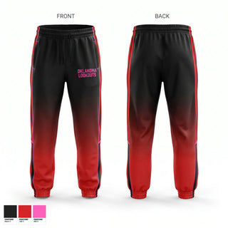 Sweatpants, OKLAHOMA LOOKOUTS, Baseball, Teamtime, Team time, sublimation, custom sports apparel, team uniforms, spirit wear, spiritwear, sports uniforms, custom shirts, team store, custom team store, fundraiser sports, apparel fundraiser