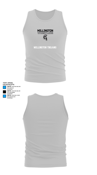 Tank Top, Millington Trojans, Wrestling, Teamtime, Team time, sublimation, custom sports apparel, team uniforms, spirit wear, spiritwear, sports uniforms, custom shirts, team store, custom team store, fundraiser sports, apparel fundraiser