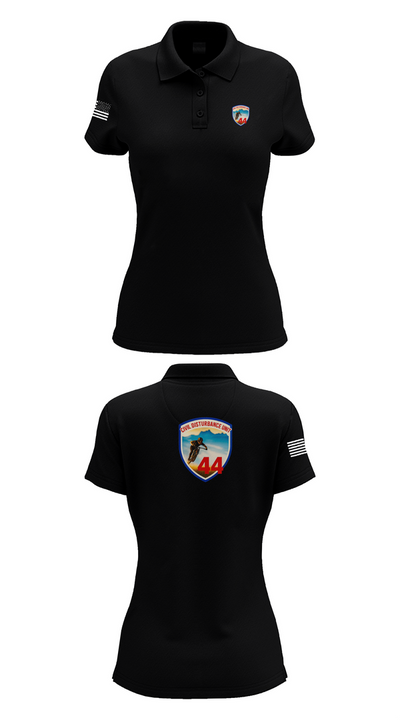 Civil Disturbance Unit Women's Short Sleeve Performance Polo  - 33