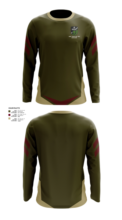 HUSL 45962778 Long Sleeve Performance Shirt - 21