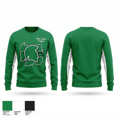 New Castle Trojans Crew Neck Sweatshirt - 2