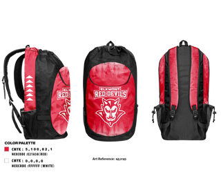 Gear Bag, Elkmont Red Devils, Men's Basketball, Teamtime, Team time, sublimation, custom sports apparel, team uniforms, spirit wear, spiritwear, sports uniforms, custom shirts, team store, custom team store, fundraiser sports, apparel fundraiser