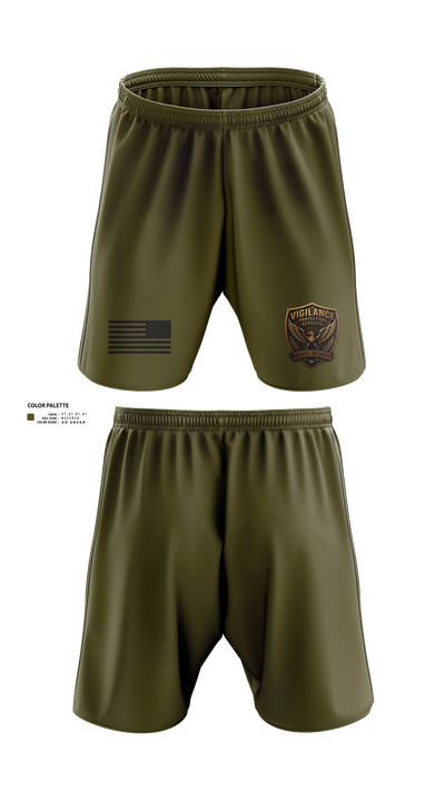 Vigilance Protection Services Athletic Shorts With Pockets - 21