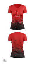 Lexington High School Women's Short Sleeve V-neck Shirt - 4