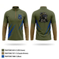 Veteran Fight Sports Quarter Zip Jacket - 1