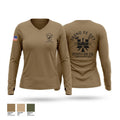 192nd Firefighter Detachment Women's Long Sleeve V-neck Shirt - 1