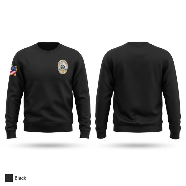 Crew Neck Sweatshirt, Cotter Police Department, Police, Teamtime, Team time, sublimation, custom sports apparel, team uniforms, spirit wear, spiritwear, sports uniforms, custom shirts, team store, custom team store, fundraiser sports, apparel fundraiser