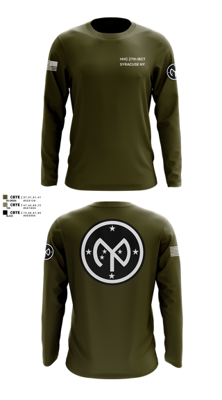 Long Sleeve Performance Shirt, 27 IBCT, , Teamtime, Team time, sublimation, custom sports apparel, team uniforms, spirit wear, spiritwear, sports uniforms, custom shirts, team store, custom team store, fundraiser sports, apparel fundraiser