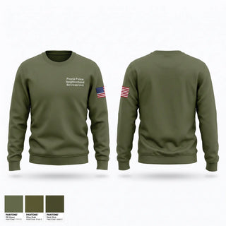 Crew Neck Sweatshirt, Peoria Police Neighborhood Services Unit, Police, Teamtime, Team time, sublimation, custom sports apparel, team uniforms, spirit wear, spiritwear, sports uniforms, custom shirts, team store, custom team store, fundraiser sports, apparel fundraiser