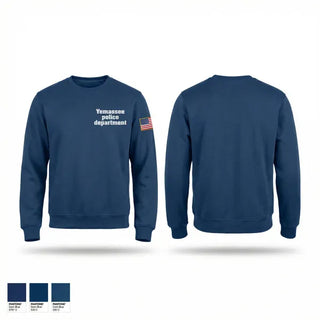 Crew Neck Sweatshirt, Yemassee police department, Police, Teamtime, Team time, sublimation, custom sports apparel, team uniforms, spirit wear, spiritwear, sports uniforms, custom shirts, team store, custom team store, fundraiser sports, apparel fundraiser