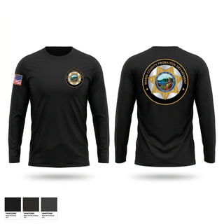 Long Sleeve Performance Shirt, Marin County Juvenile Hall, Police, Teamtime, Team time, sublimation, custom sports apparel, team uniforms, spirit wear, spiritwear, sports uniforms, custom shirts, team store, custom team store, fundraiser sports, apparel fundraiser